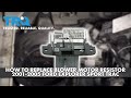 How to Replace Blower Motor Resistor 2001-2005 Ford Explorer Sport Trac