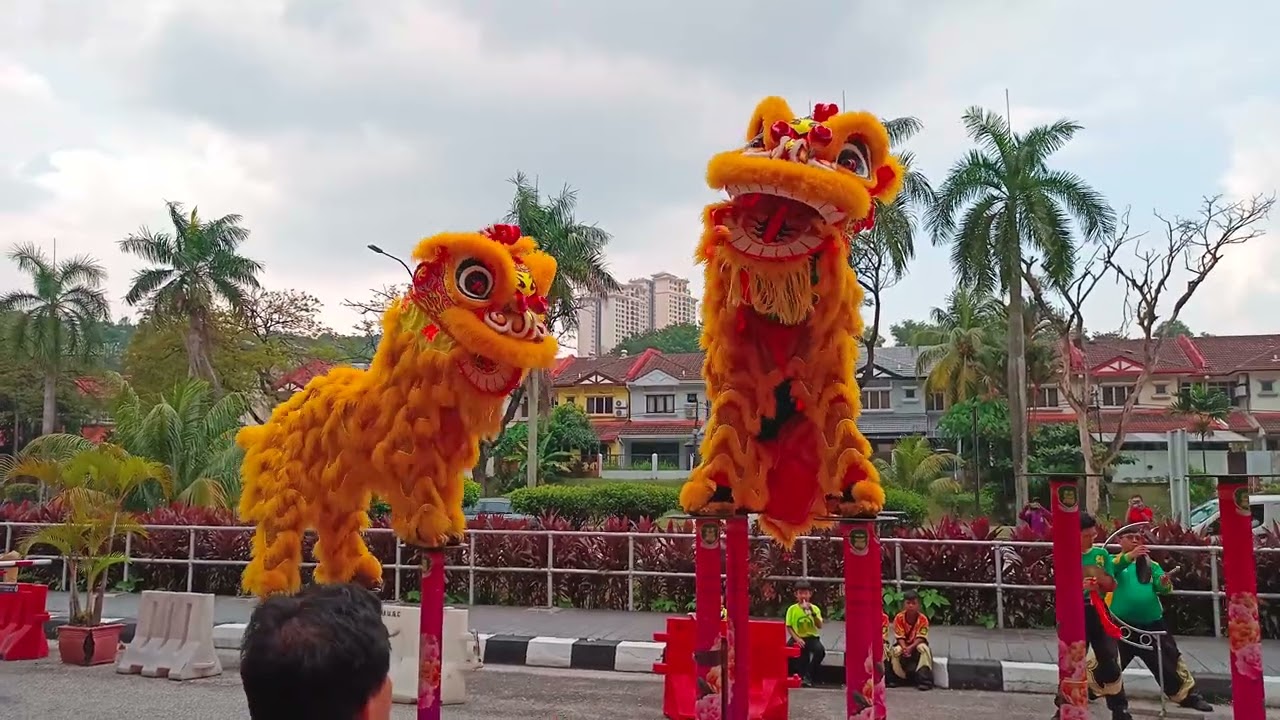 Khuan Loke Tarian Akrobatik Barongsai 🦁 (Acrobatic Lion Dance)