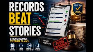 Why Poor Records Destroy Good Delay Claims