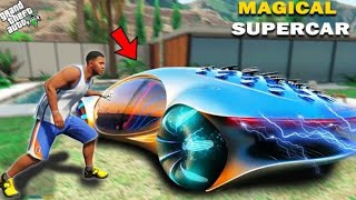 GTA-5 - Franklin & Shinchan Stealing Magical Supercar in GTA 5 !😲 Franklin stealing fastest supercar