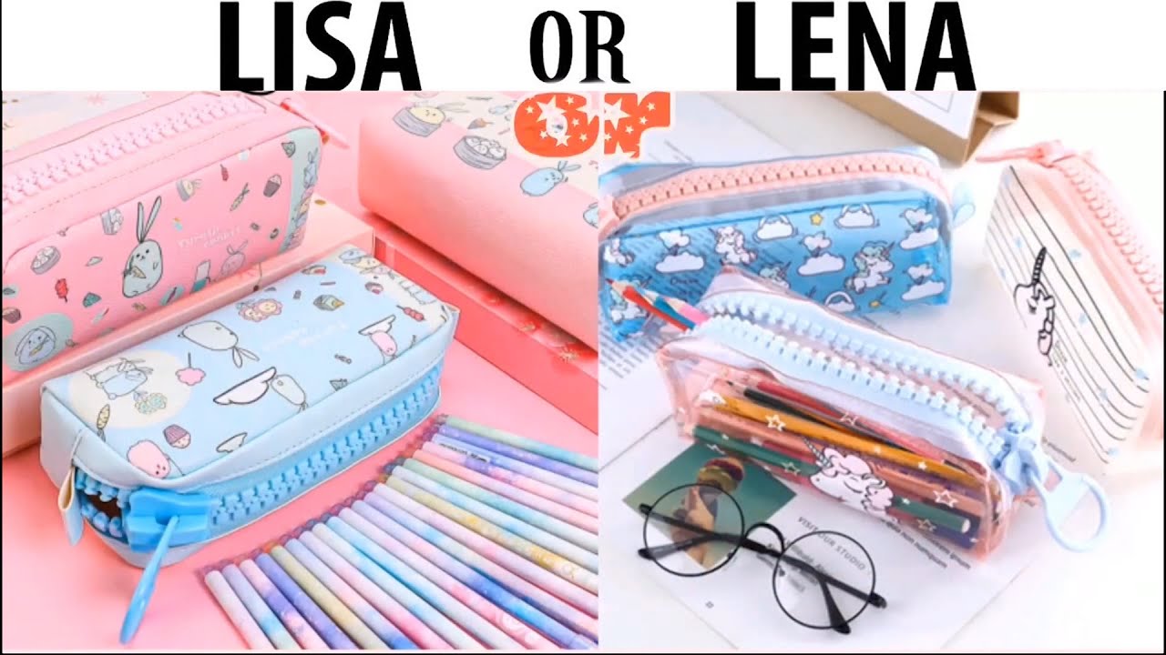 LISA OR LENA 💖 # 40~School Supplies🎒 📏 📙