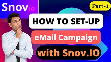 How to setup Snov.io email Campaign | email campaign setup by Snovio | SnovIO email Campaign SetUp
