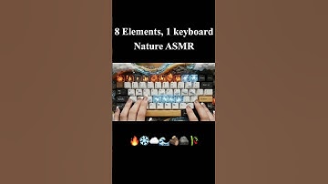 8가지 자연 키보드 ASMR