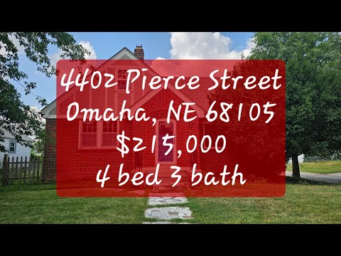 4402 Pierce Street, Omaha, NE home video tour