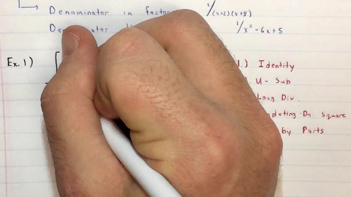 Calculus BC AP - Partial Fractions Integration