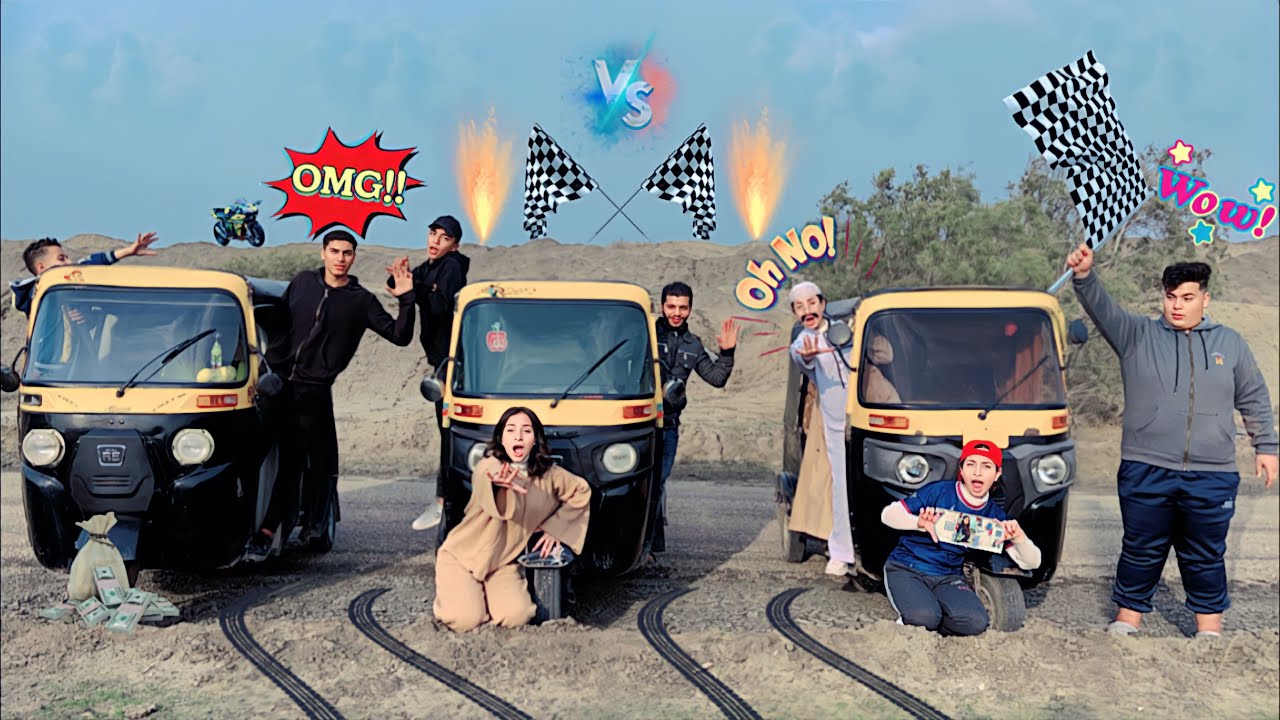 لما ابوك يعمل سباق تكاتك مع صحابه😂🛺|روان ستارز😍