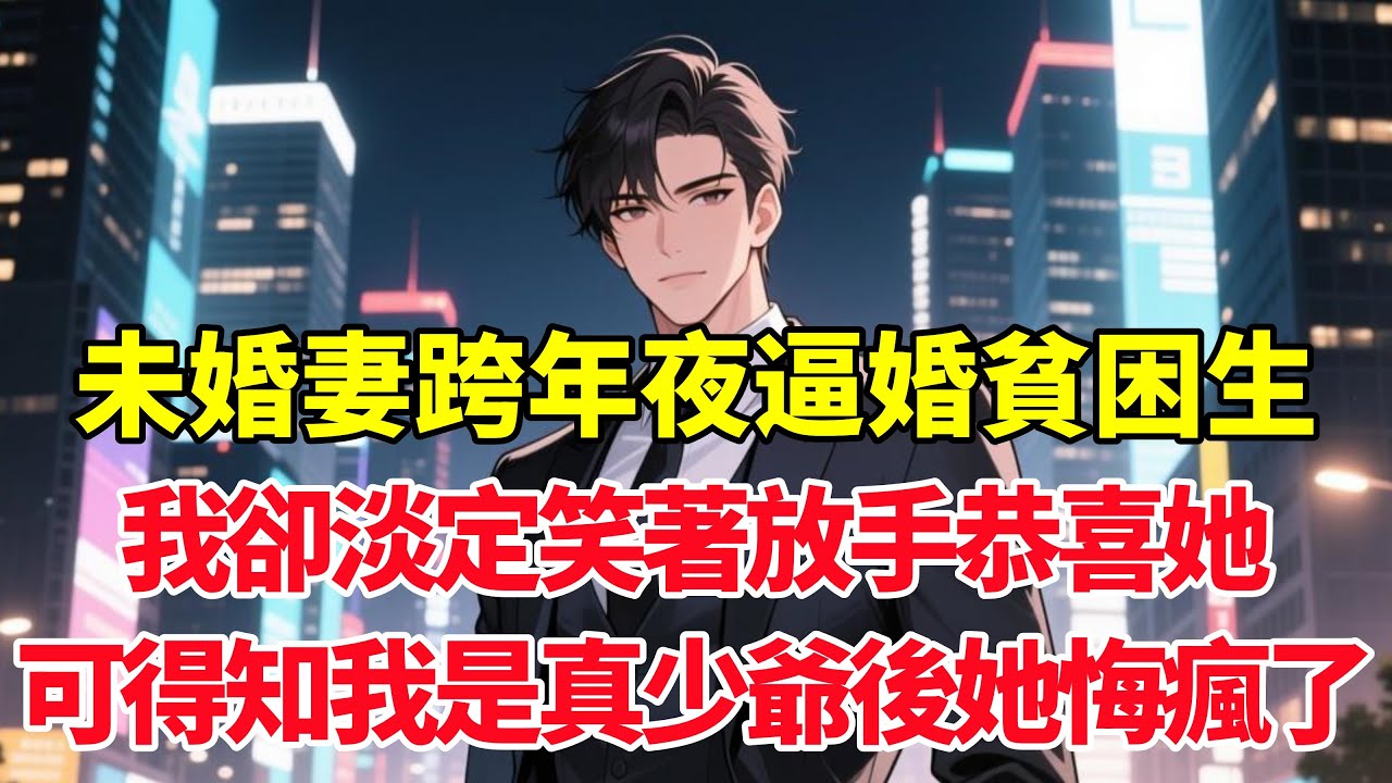 未婚妻跨年夜逼婚貧困生，我卻淡定笑著放手恭喜她，可得知我是真少爺後她悔瘋了！#小说推荐 #一口气看完