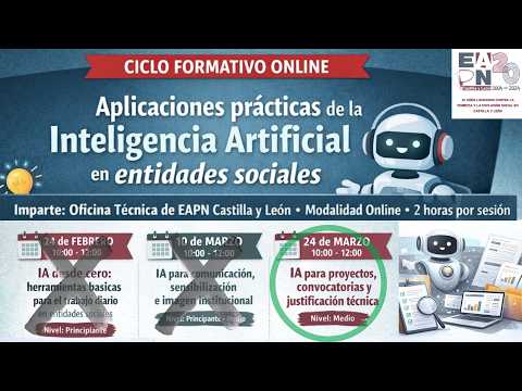 Sesión III. IA para proyectos, convocatorias y justificación técnica.
