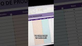 CONTROL DE INVENTARIO EXCEL  #excel #consejosexcel #excelparatodos #exceldashboard