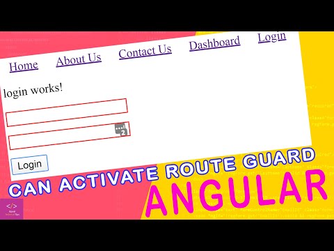 Can Activate Route Guard for User Authentication Angular 8 | angular login | ujjwal Technical Tips