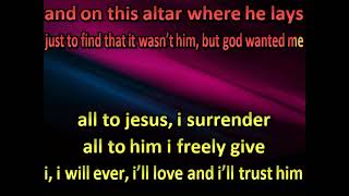 C.T. & Becky Townsend When I Lay My Isaac Down (karaoke) (by request)