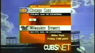 WGN’s 10th Inning Show Outro - September 2003
