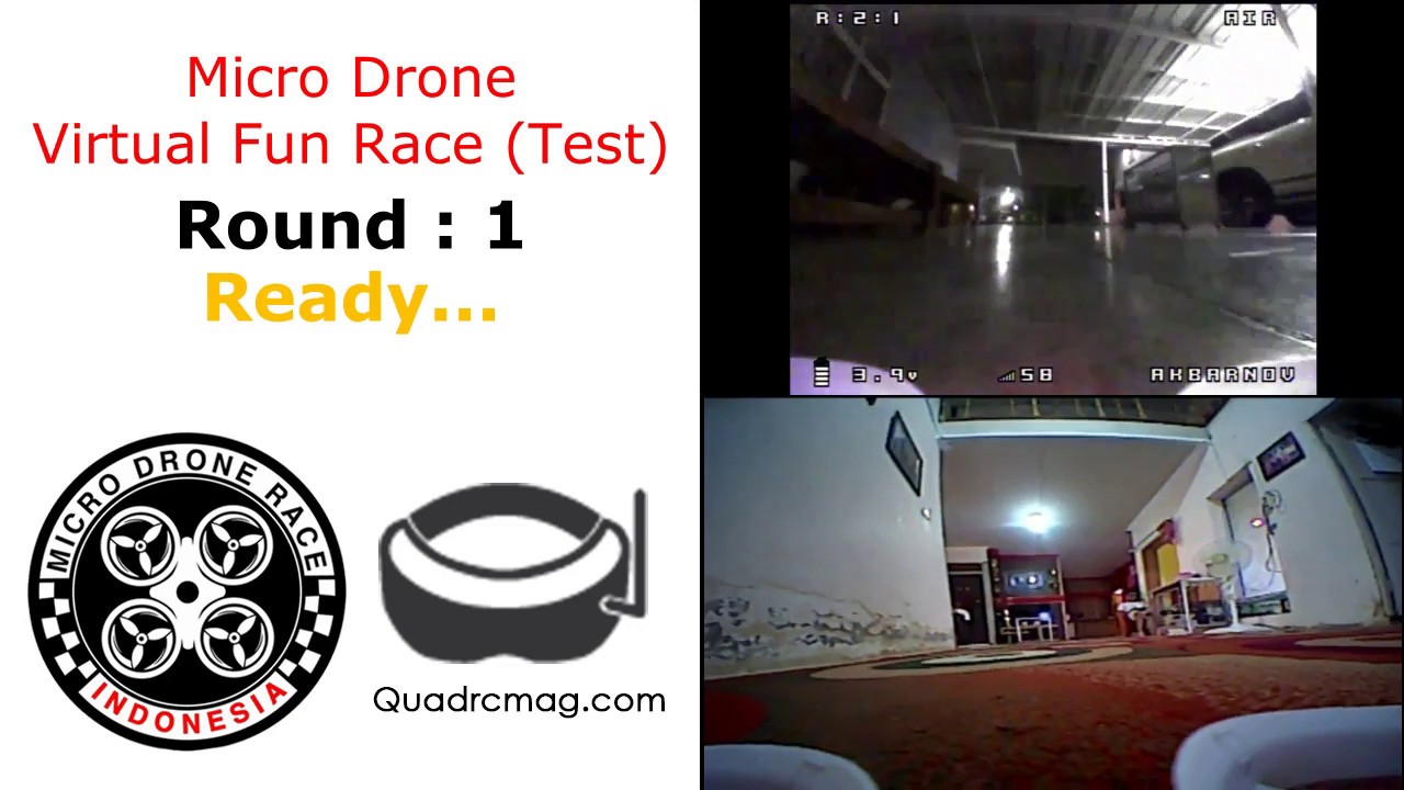 MDRI Micro Drone Virtual Fun Race (Test #1)