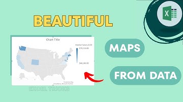 Plot your data to a BEAUTIFUL map in Excel