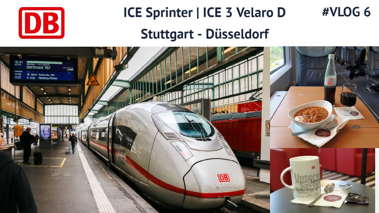 ICE Sprinter | Siemens Velaro D | Stuttgart - Düsseldorf | VLOG 6 | MAY 2019