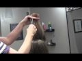 Придание текстуры сухим волосам с помощью ножниц, особая техника
