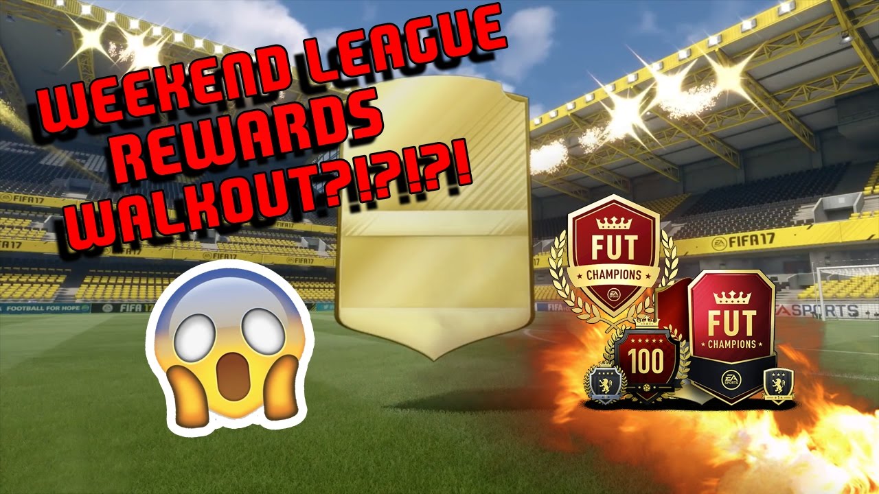 FIFA 17 FUT Champions Weekend League Rewards Walkout?!?!?! YouTube