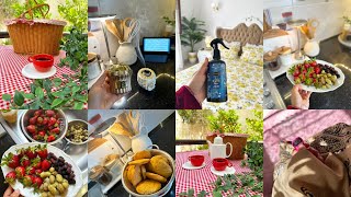 تنظيفات الربيع لنفسية مرتاحة🥰 اخيرا رتبنا لبسة الصيف و خبينا لبسة الشتاء🌿