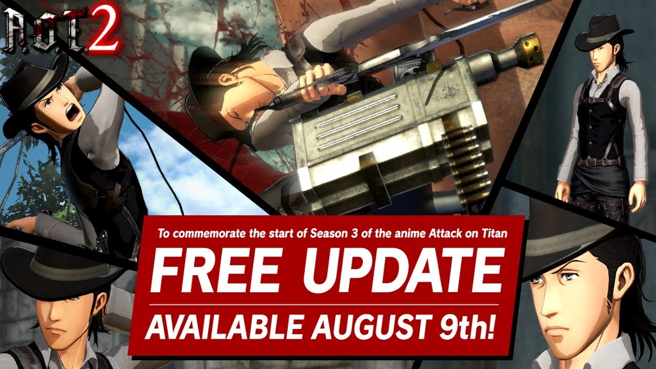 Free Update! | Attack on Titan 2 - YouTube