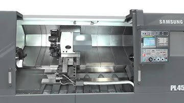 Samsung PL45MC CNC Lathe Presentation   YouTube