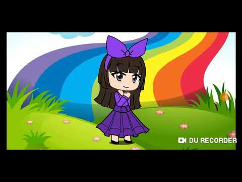 I Made Glitter Rainbow Sparkle In Gacha Life.