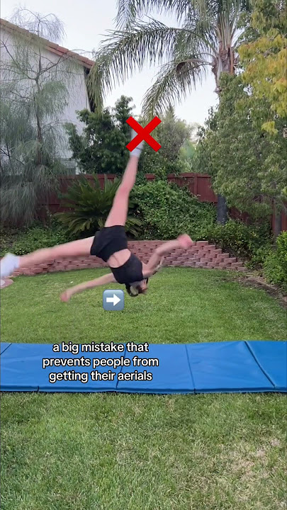 Learn a flip RISK FREE! 😊✨#aerial #tumbling #tutorial #flip #cheer #gymnastics #dance
