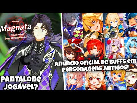First images of PANTALONE & buffs to OLD characters officially