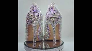 Blossoming Jasmine Swarovski Bridal Heels Blossoming Jasmine Swarovski Bridal Heels