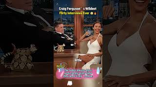 Craid Ferguson was blushing and getting flustered from all the flirting by those female guests.