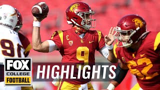 USC scores 14 in final 2 minutes to stun Arizona State with 28-27 win | HIGHLIGHTS | CFB ON FOX