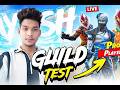 FF LIVE GUILD TEST 1 VS 4 | FREE FIRE LIVE GUILD TEST | LIVE GUILD TESTING #gyangaming #fflive