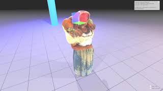 cross section unity3d - terracota lady - corner section example