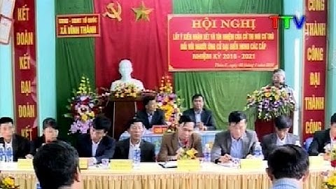 Lấy ý kiến tín nhiệm của cử tri nơi cư trú đối với ứng cử viên HĐND các cấp tại huyện Vĩnh Lộc