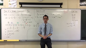 Deriving Formula for Sum of a Geometric Progression