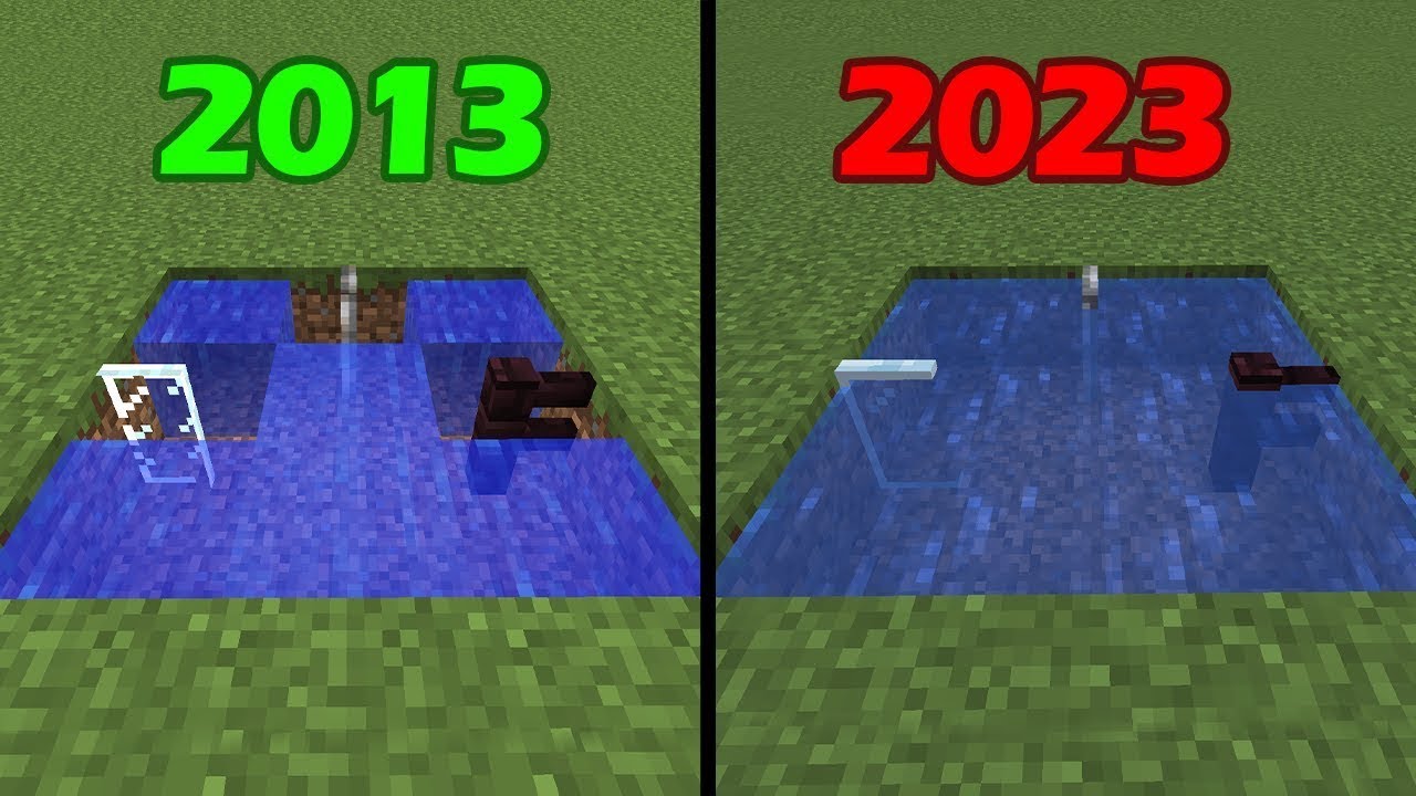 minecraft 2013 vs now - YouTube