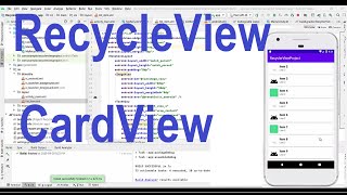 Recycler View and CardView