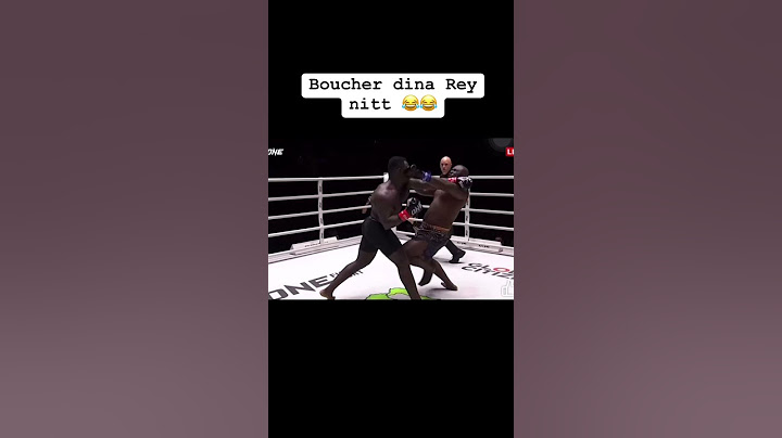 Reug Reug vs Boucher ketchup le  KO