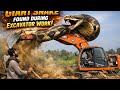 Giant Snake Appears During Excavator Work | Shocking Moment Caught on Camera!