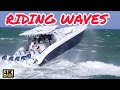 HAULOVER BOATS CAUGHT IN ROUGH WAVES @Boat Zone