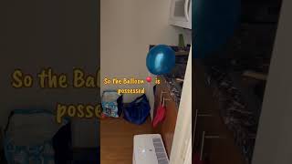 This balloon is possessed and absolutely has a mind of its own # #balloonboy #possessed #magic