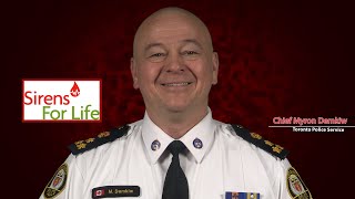 Full Sirens For Life | Annual First Responders Blood Donation Campaign | July 1st - Labour Day, 2023 Update