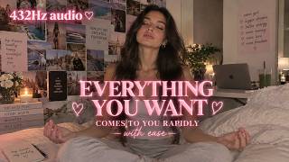 Everything You Want Comes to You Rapidly with Ease (Visualization)