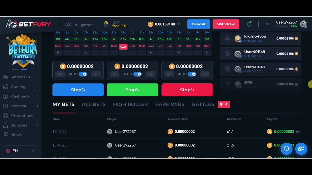 betfury no deposit bonus codes