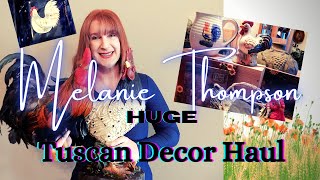 Huge Tuscan Haul / Tuscan Decor / Rooster Decor / Thrift Store Decor