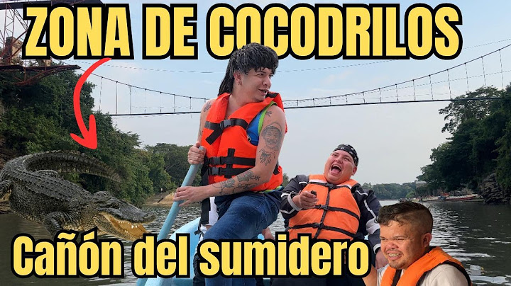 ZONA DE COCODRILOS EN EL CAÑON DEL SUMIDERO CHIAPAS