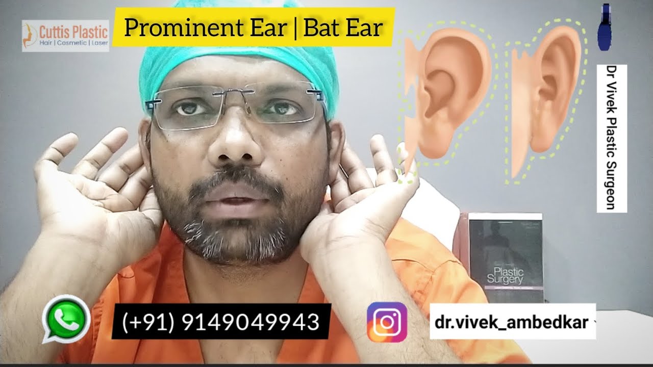 Prominent Ear Bat Ear Otoplasty Surgery Ear Surgery YouTube