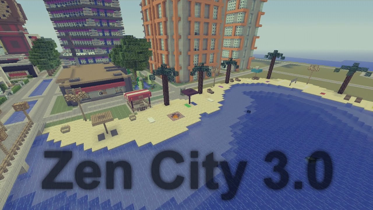 Minecraft Xbox 360 - Zen City Download Update 3 - YouTube
