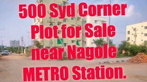 Ready to Construct 500 Syd Corner Plot for Sale in Uppal Bhagayath HMDA Layout near Nagole METRO Stn