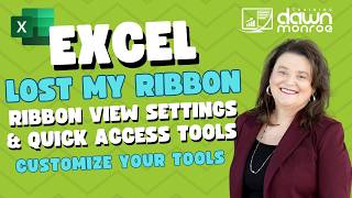 Microsoft Excel | Missing Ribbon | Customize Tools | Word, PowerPoint, Outlook
