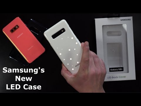 Samsung Led Back Cover Review Galaxy S10 Series Youtube
